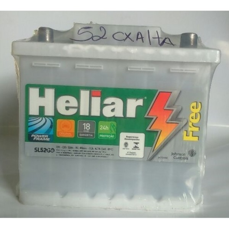 Comprar Bateria de Carro Heliar Lapa - Baterias Heliar na Zona Norte